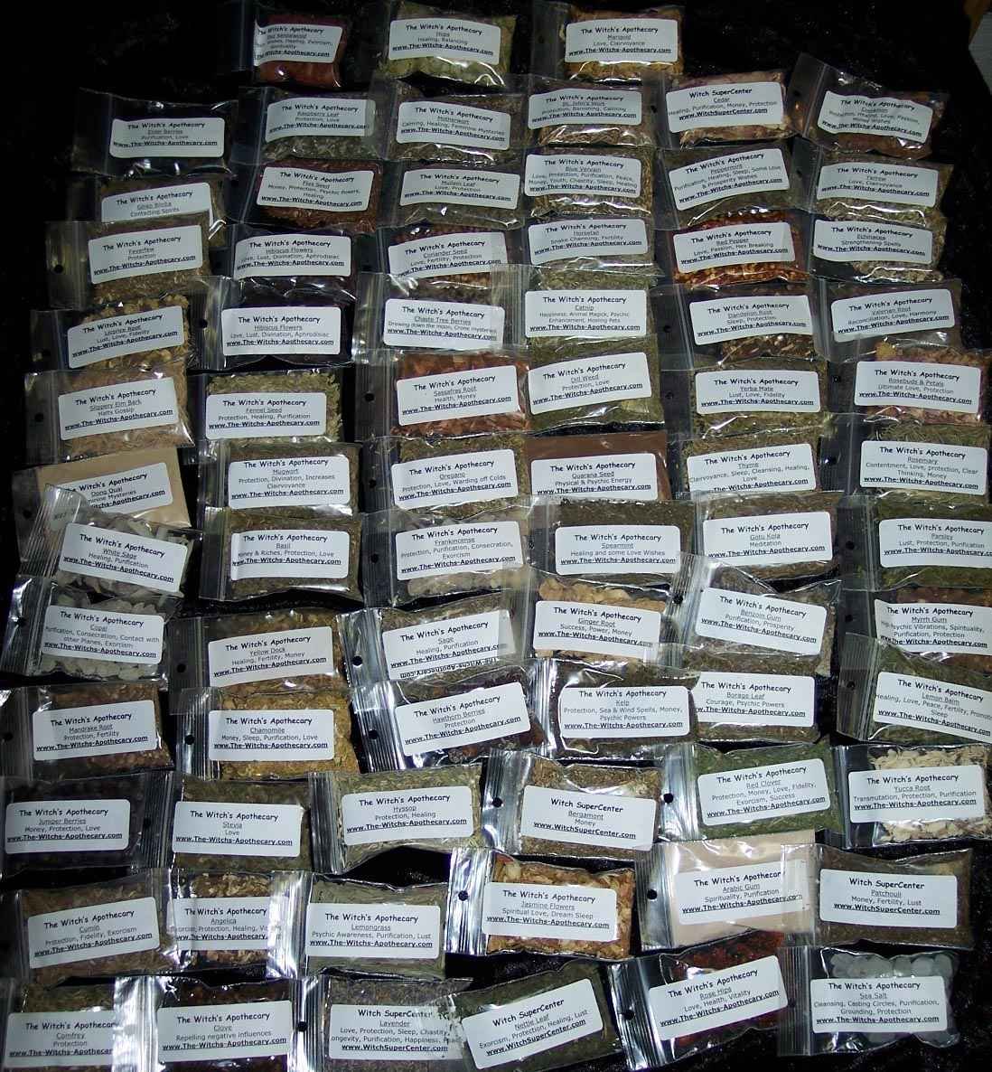 Wicca or Hoodoo Herb Spell Kit - 92 Witchcraft Herbs + Magickal Herbs eBook by Witch SuperCenter