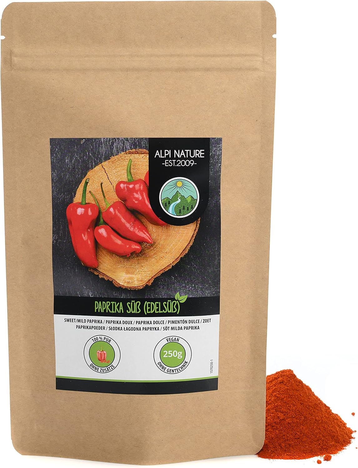 Sweet Paprika (250g), Mild Ground Paprika, Paprika Powder in Resealable