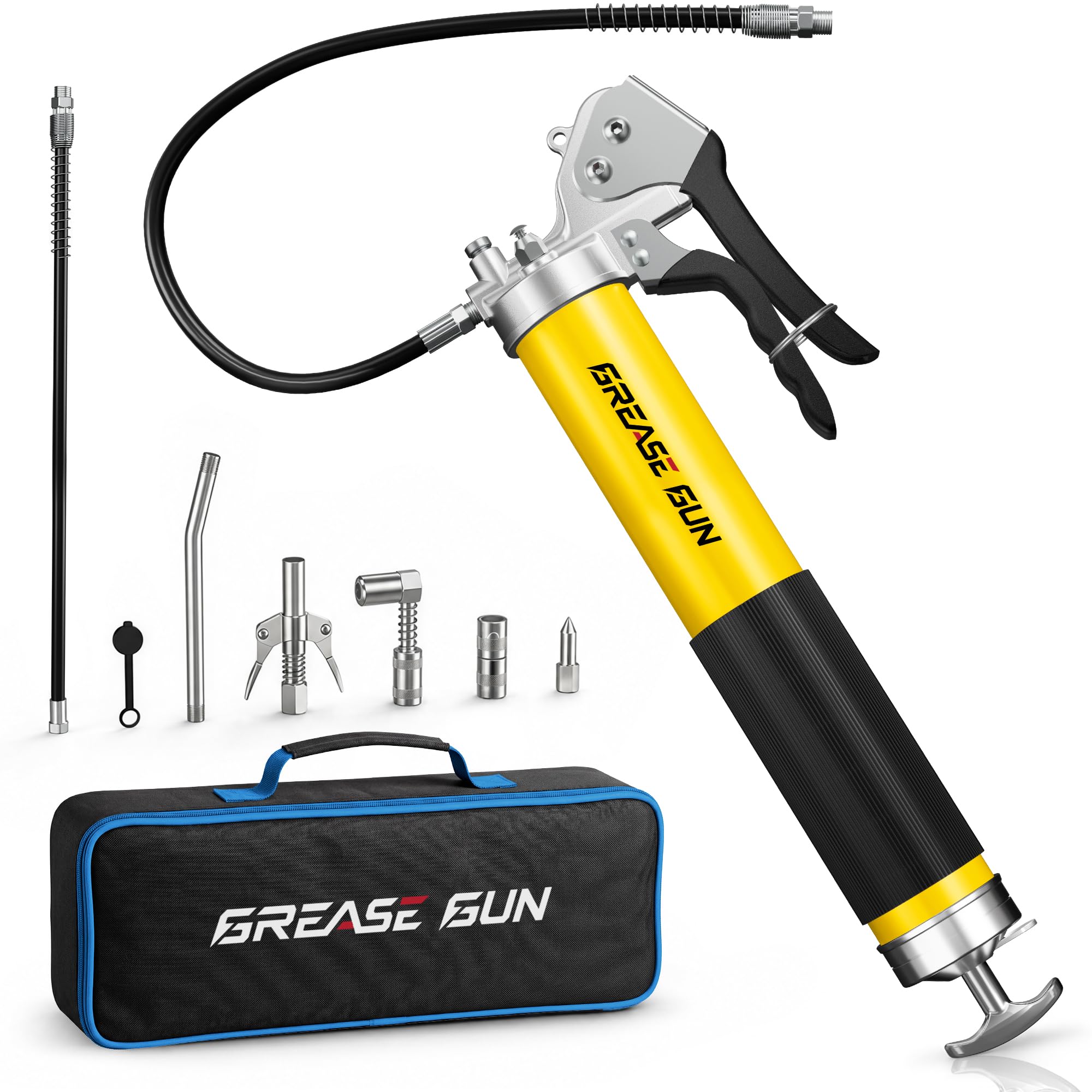 OFISPEED 10,000 PSI Pneumatic Grease Gun Kit