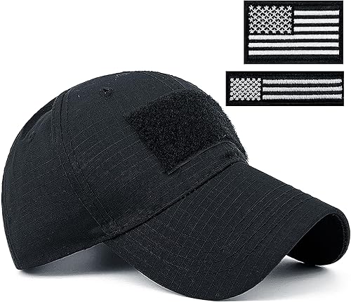 REDSHARKS Gorra de béisbol de camuflaje de serpiente con bandera estadounidense operador táctico del ejército militar del ejército para disparar caza