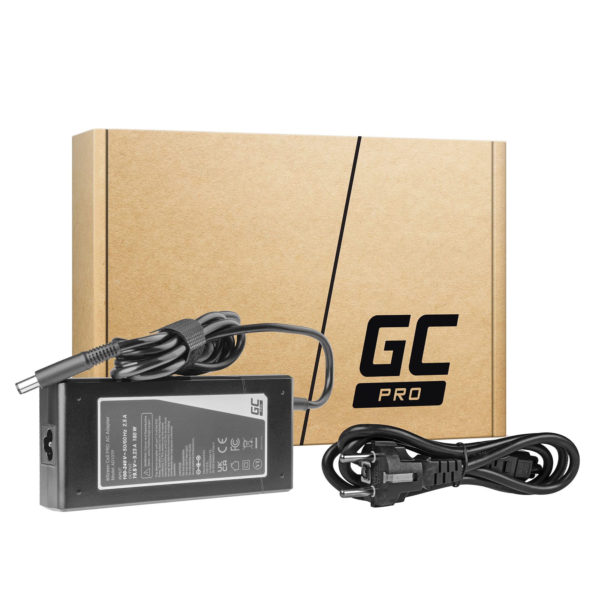 CARGADOR PORTATIL GAMING DELL ALIENWARE 13 R3 / 19.5V 9.23A 7.4X5MM / 180W GREENCELL