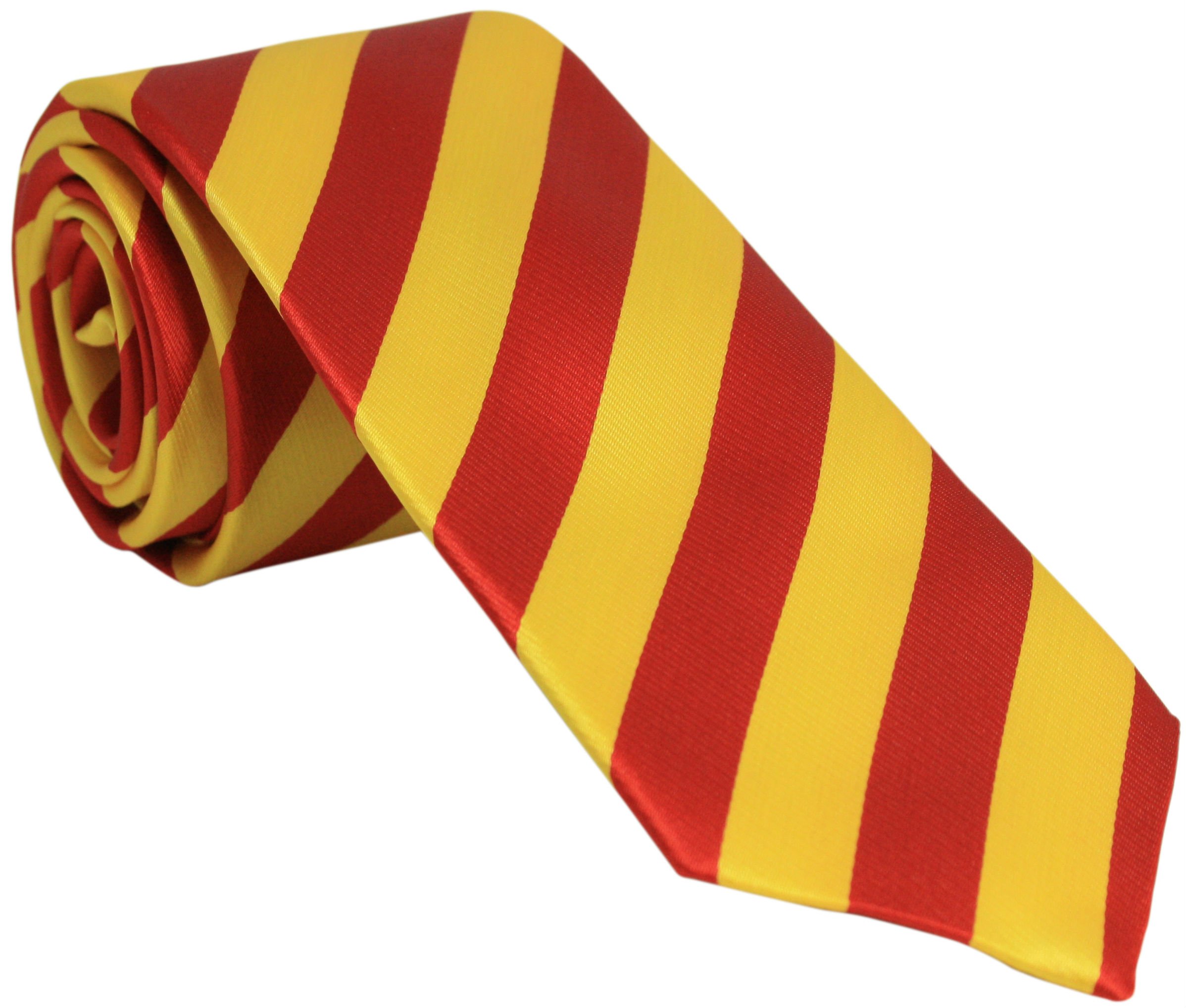 Ties Unlimited Yellow and Red Silk Tie