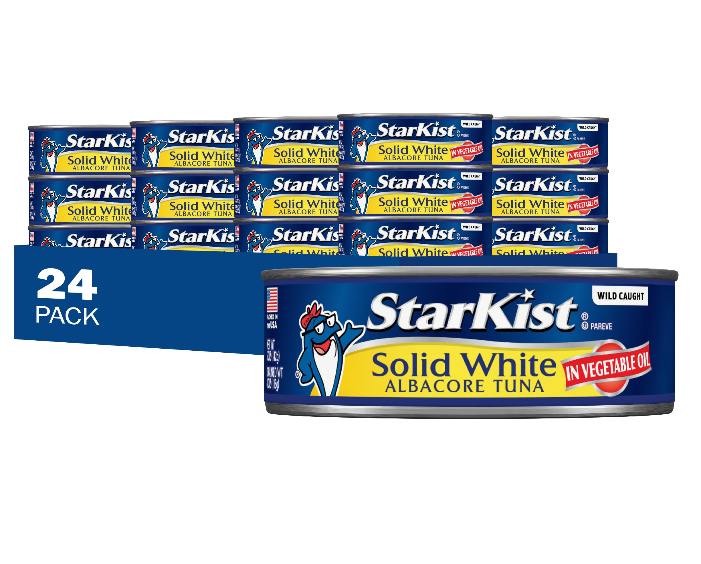 StarKist Solid White Albacore Tuna in Oil - 5 oz Can (Pack of 24)