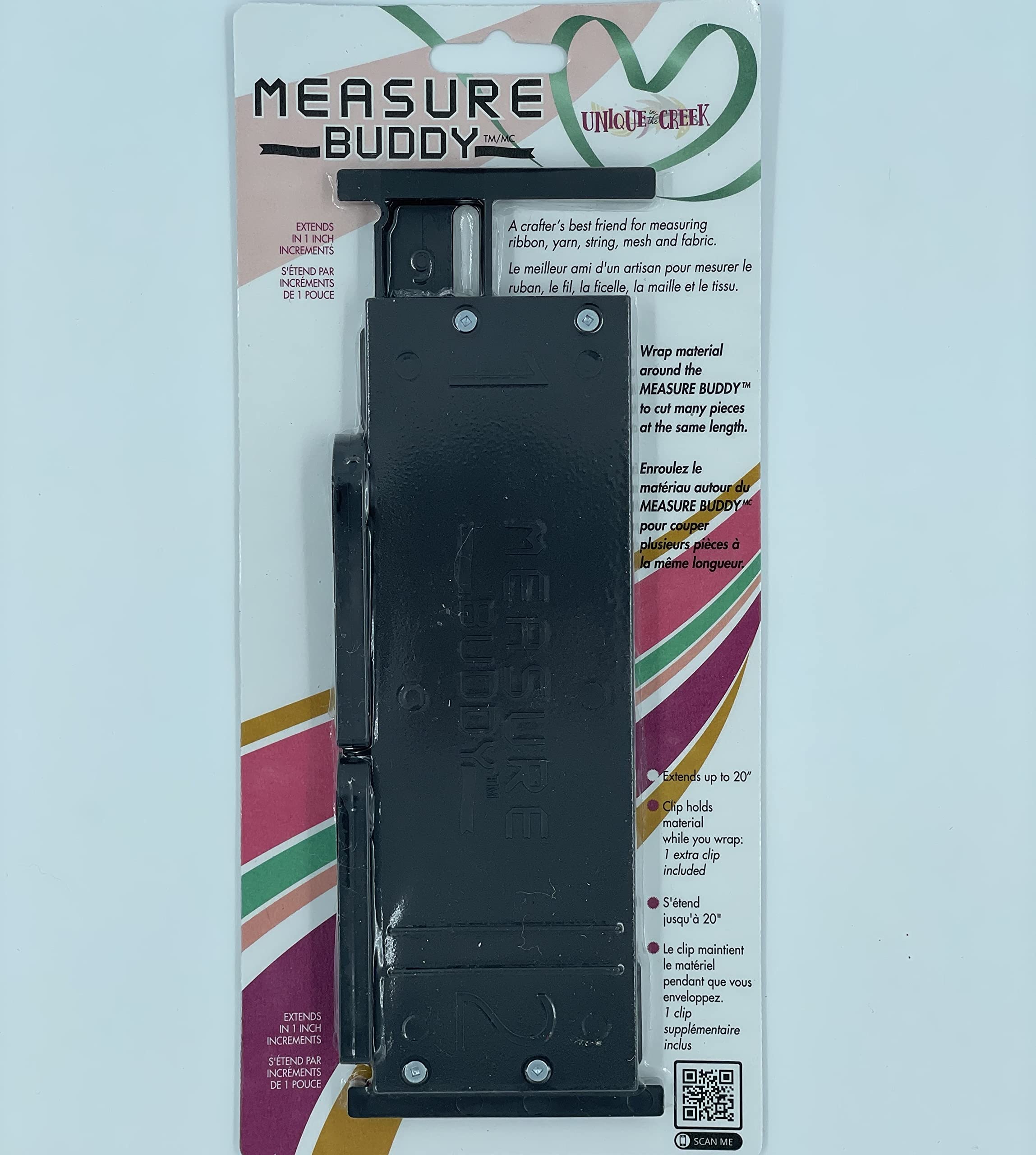 Unique In The Creek | Measure Buddy | Easy to Use Measure/Cut Tool | Craft/Wreath Making Supplies