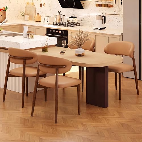 Kitchen Dining Chairs Set of 4 Modern Upholstered Leather Farmhouse