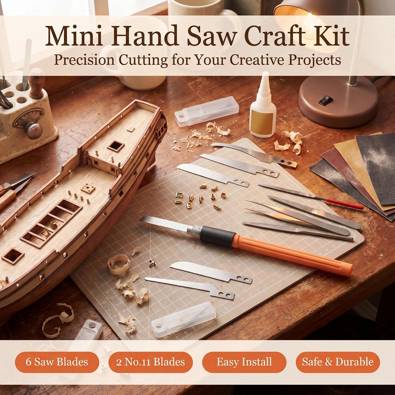 HUBEST Hobby Saw & Knife Set - Precision Crafting -2 HUBEST Hobby Saw & Knife Set - Precision Crafting -2