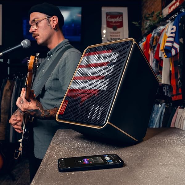Positive Grid Spark Edge Ampli Guitare Intelligent et Enceinte Portable de 4 canaux et 65 W avec Looper intégré, IA et appli pour Guitare électrique, Acoustique, Basse, Voix, Clavier, etc. - 5