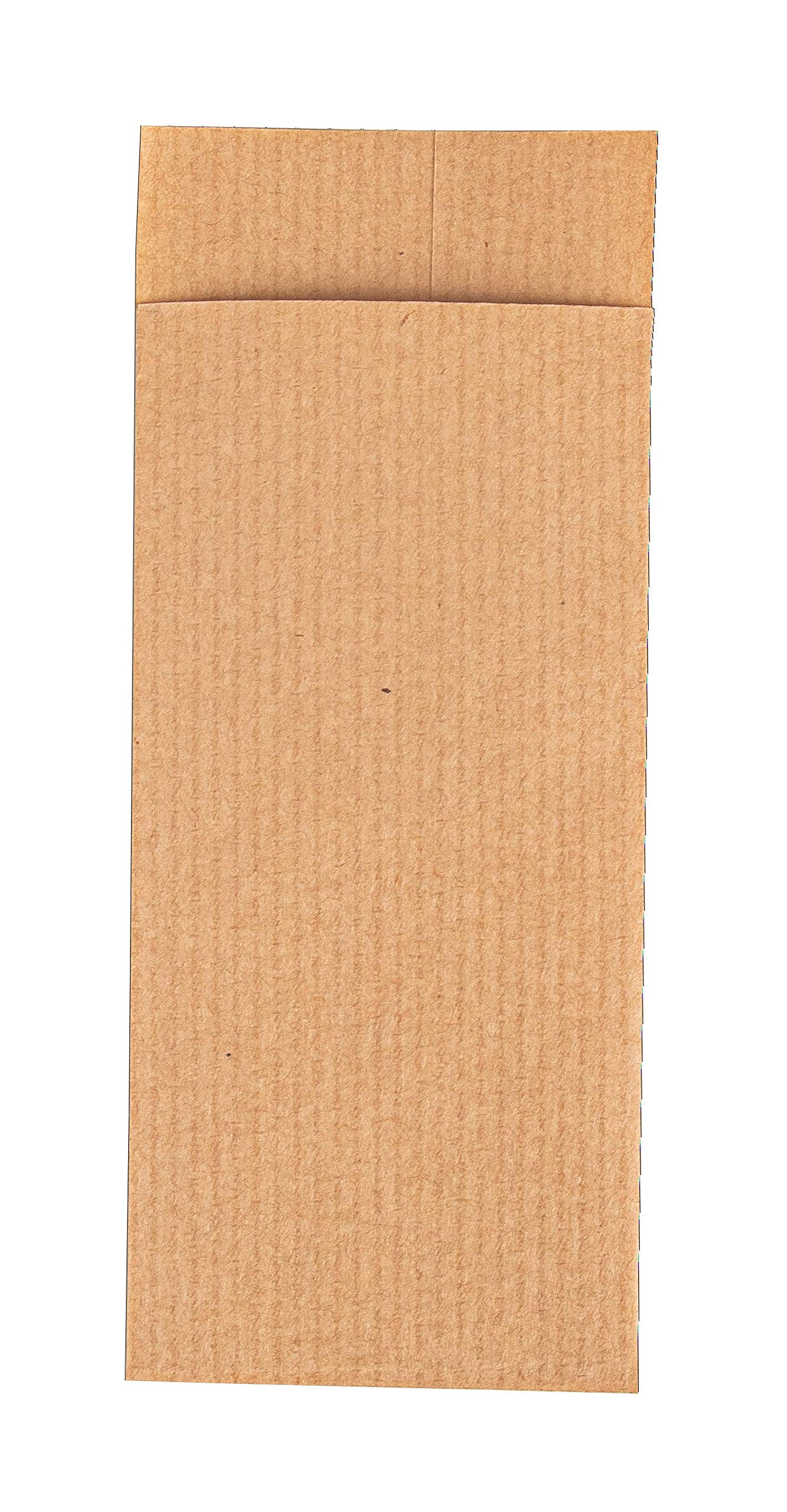 Rayher 67245521 Mini Paper Bags for Filling, Pack of 50, Kraft 5.3 x 11.5 cm, 60 g/m², Food Safe Gift Bags, Paper Stars Crafts, Advent Calendar Bags