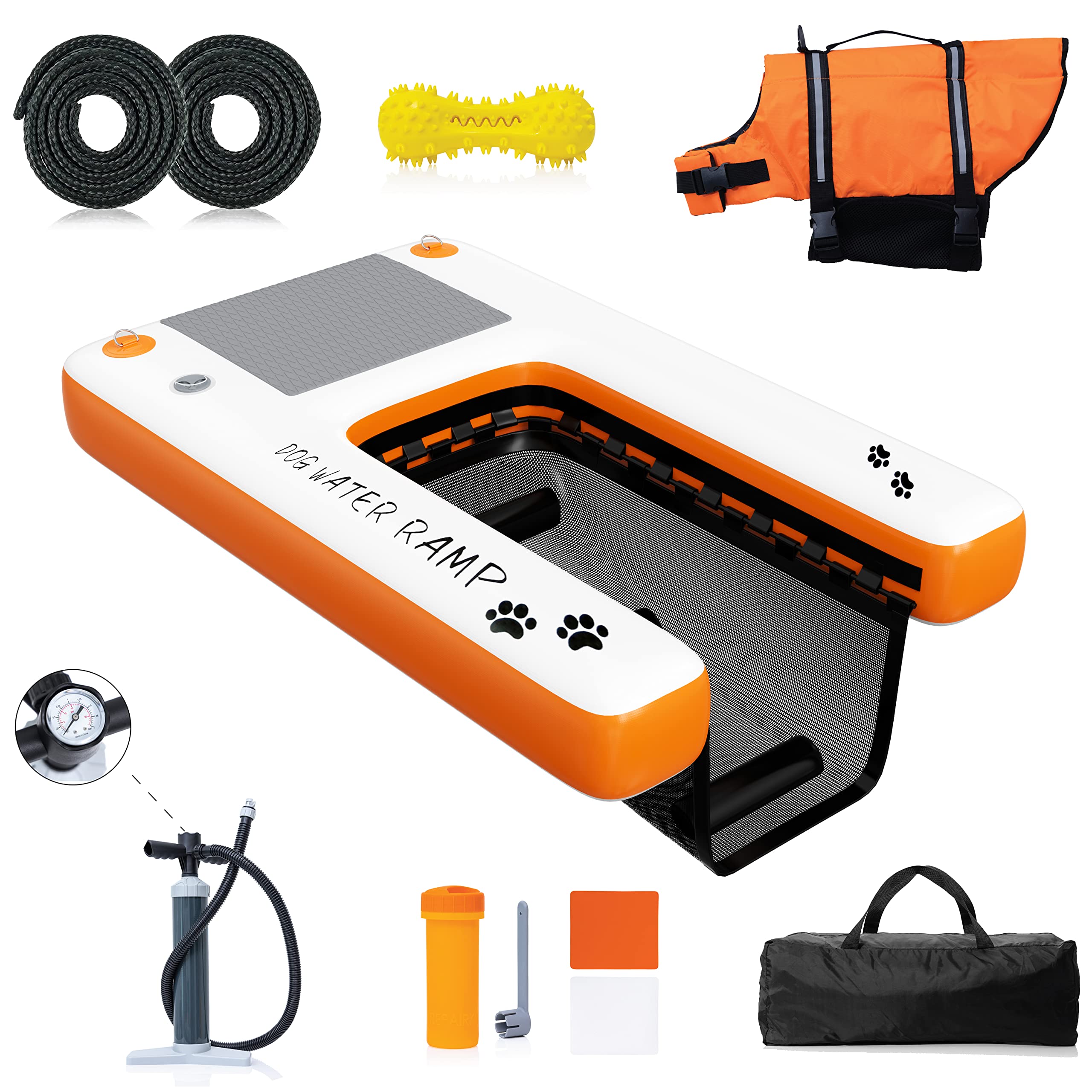 Best Inflatable floating Dog Ramp, Dock SimpleInflatables