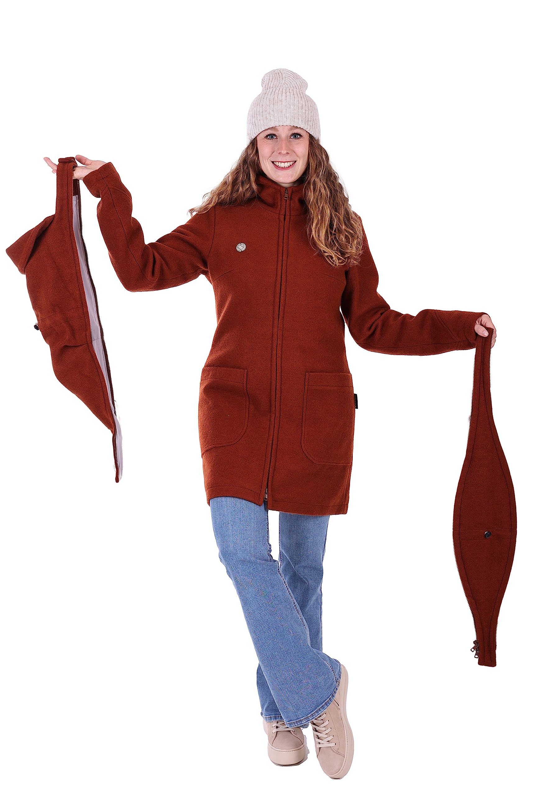 Viva la Mama - Elegante cappotto premaman per l'inverno - VALENTIN