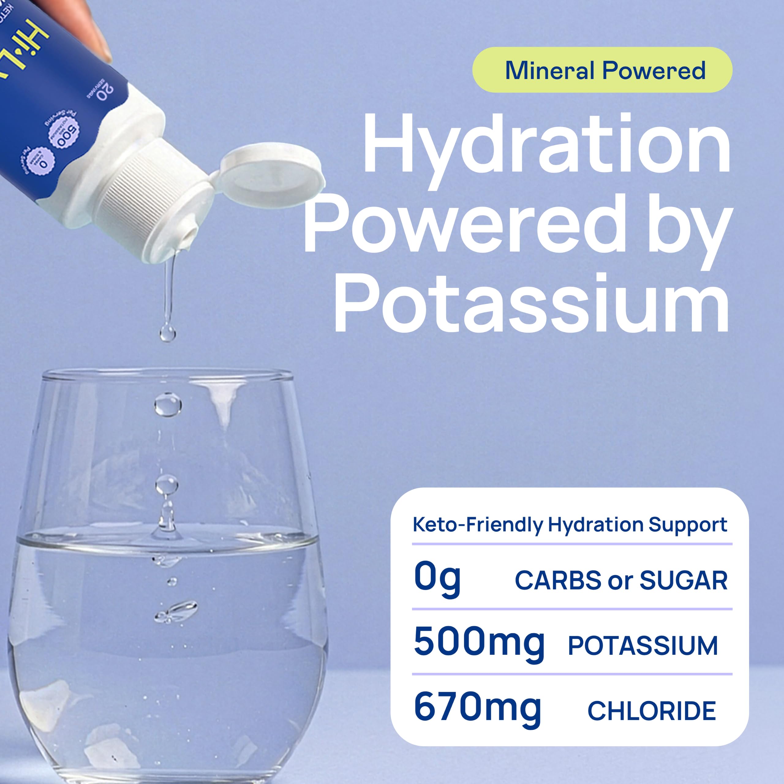Hi-Lyte Keto Electrolytes Liquid Drops Unflavored, 20 Servings — Amazon image 2