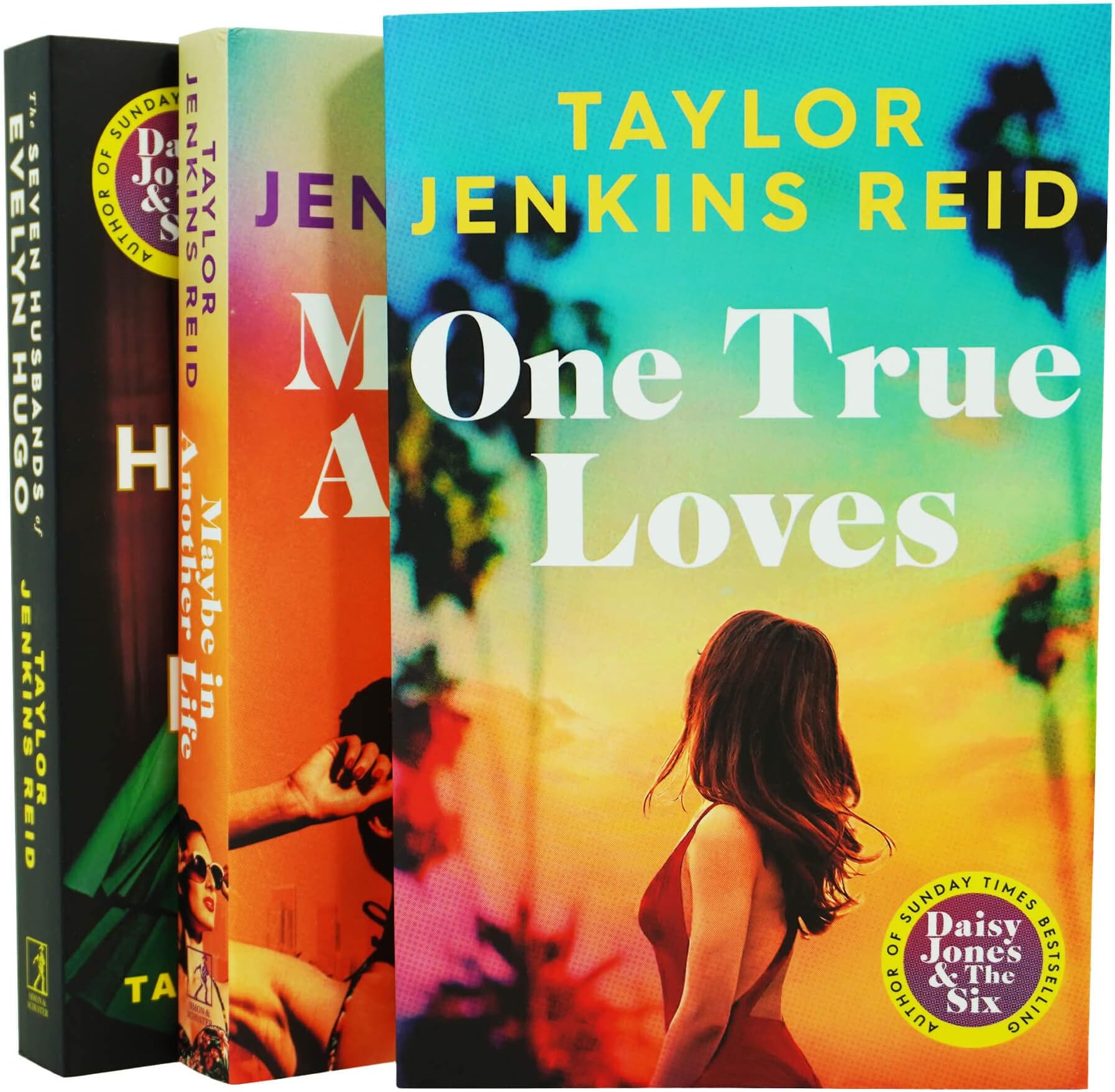 Taylor Jenkins Reid 3 Books Collection Set (Seven Husbands of Evelyn Hugo, Maybe in Another Life & One True Loves)