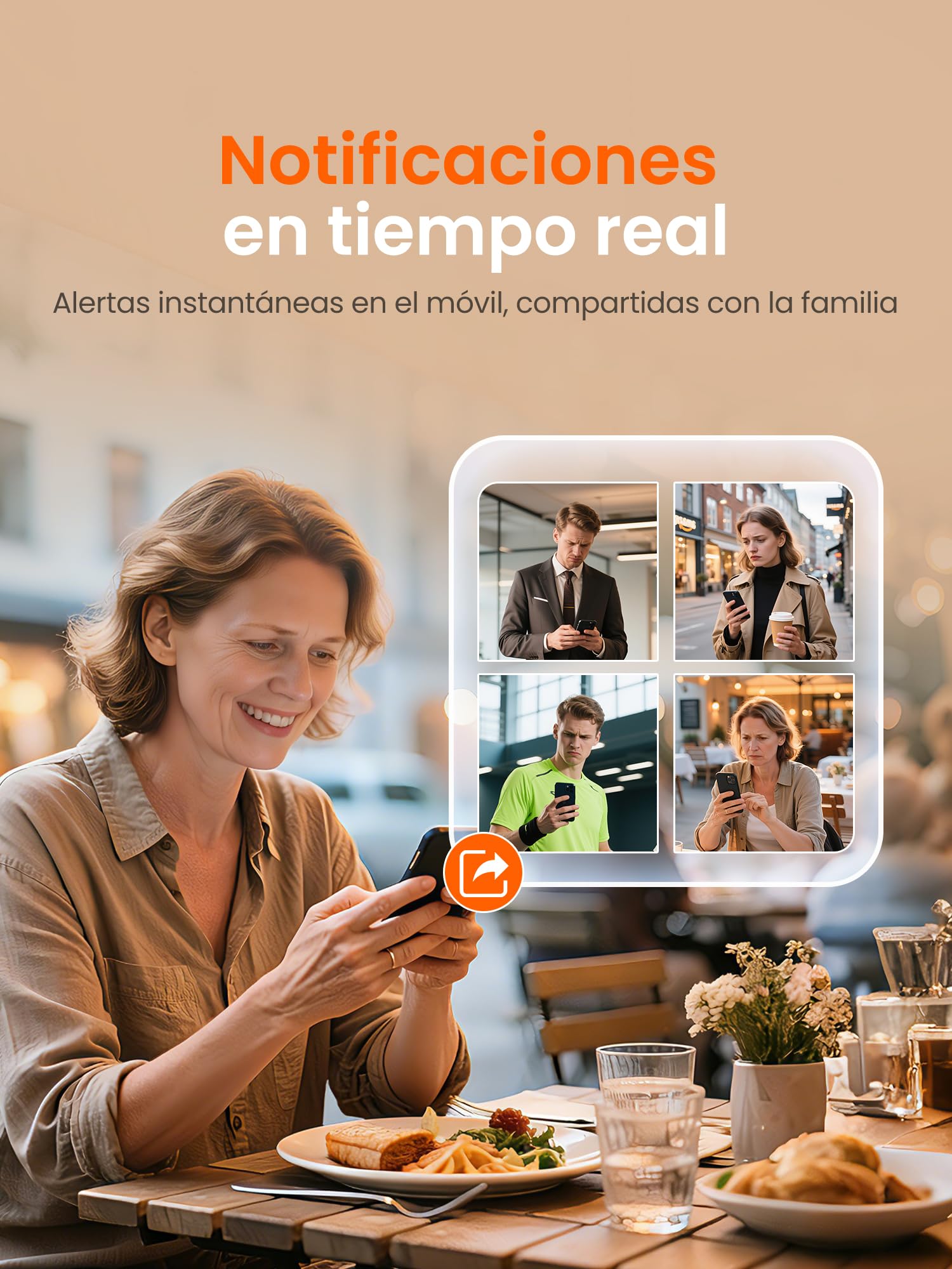 Heiman Detector de humo mate, detector de humo inteligente con hilo, sensor fotoeléctrico, notificaciones de aplicaciones, alarma de 85 dB, funciona con pilas, EN 14604, compatible con Apple Home