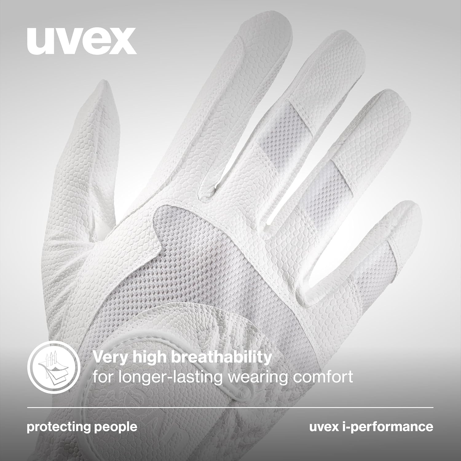 Uvex i-Performance 2 Riding Gloves – Highly Elastic Grip – Touchscreen Compatible