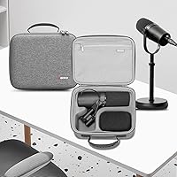 Vista 8 de RLSOCO Funda para micrófono dinámico vocal Shure SM7B/micrófono USB para podcast Shure MV7