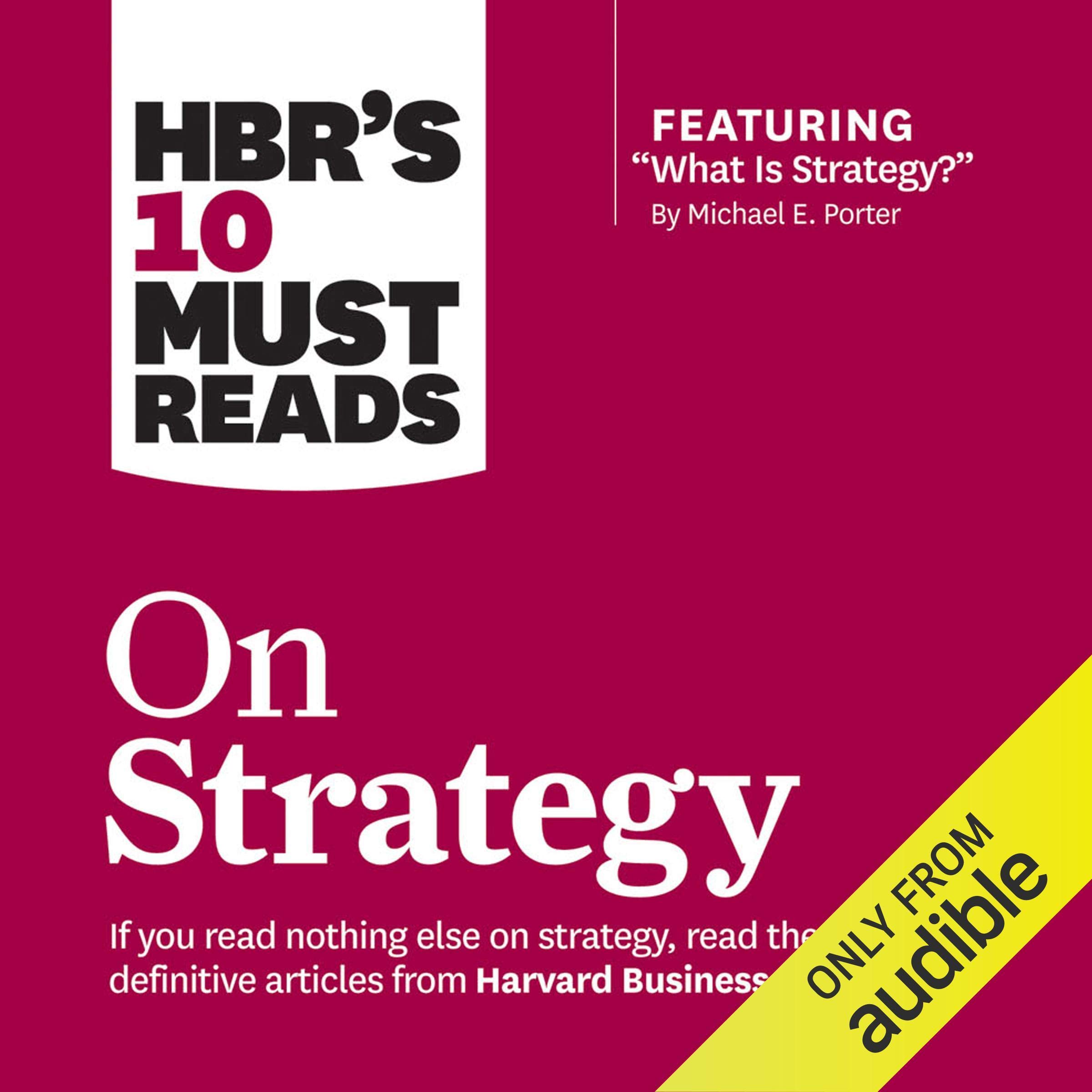 Cover art for HBR's 10 Must Reads on Strategy