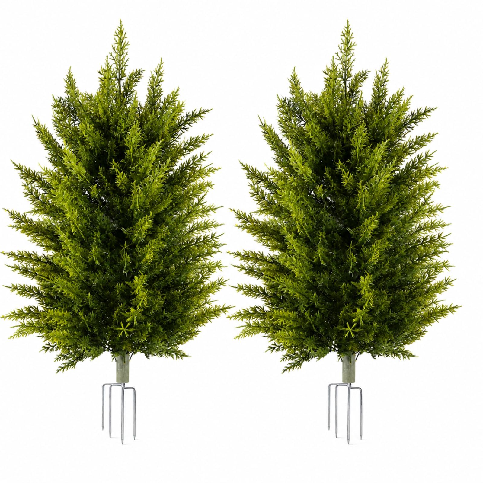 Photo 1 of ZMTECH 35 Inch Artificial Cypress Plants (2 Pack)