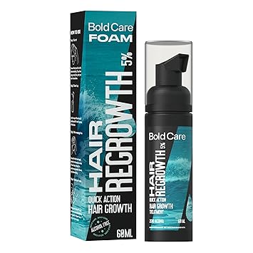 Bold Care 5% Topical Foam - First Time in India - Hair Health Solution - Promotes Healthy Hair Health - Alcohol Free - Super Easy to Use - 60ml