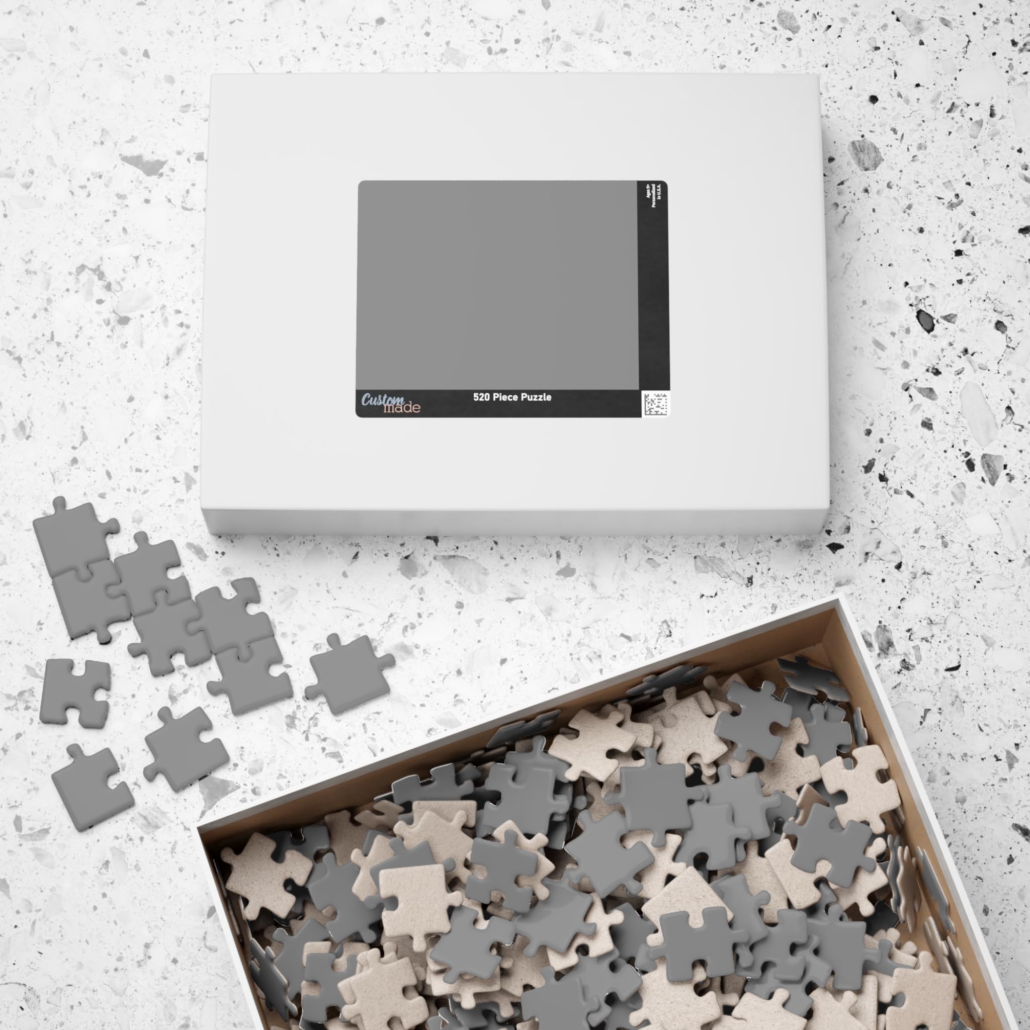 Amazon.com: Impossible Full Grey – Hard Solid Color Jigsaw Puzzle