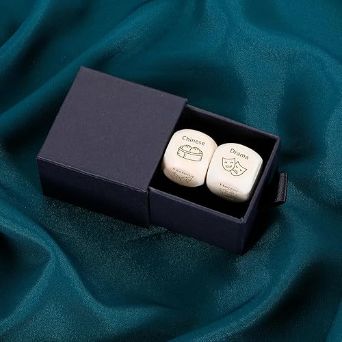 Miniatura 5 de Dados de comida para citas, noches, películas, 5 años, aniversario, cita, noche, regalos para él, ella, parejas, citas, citas, regalos para novio,