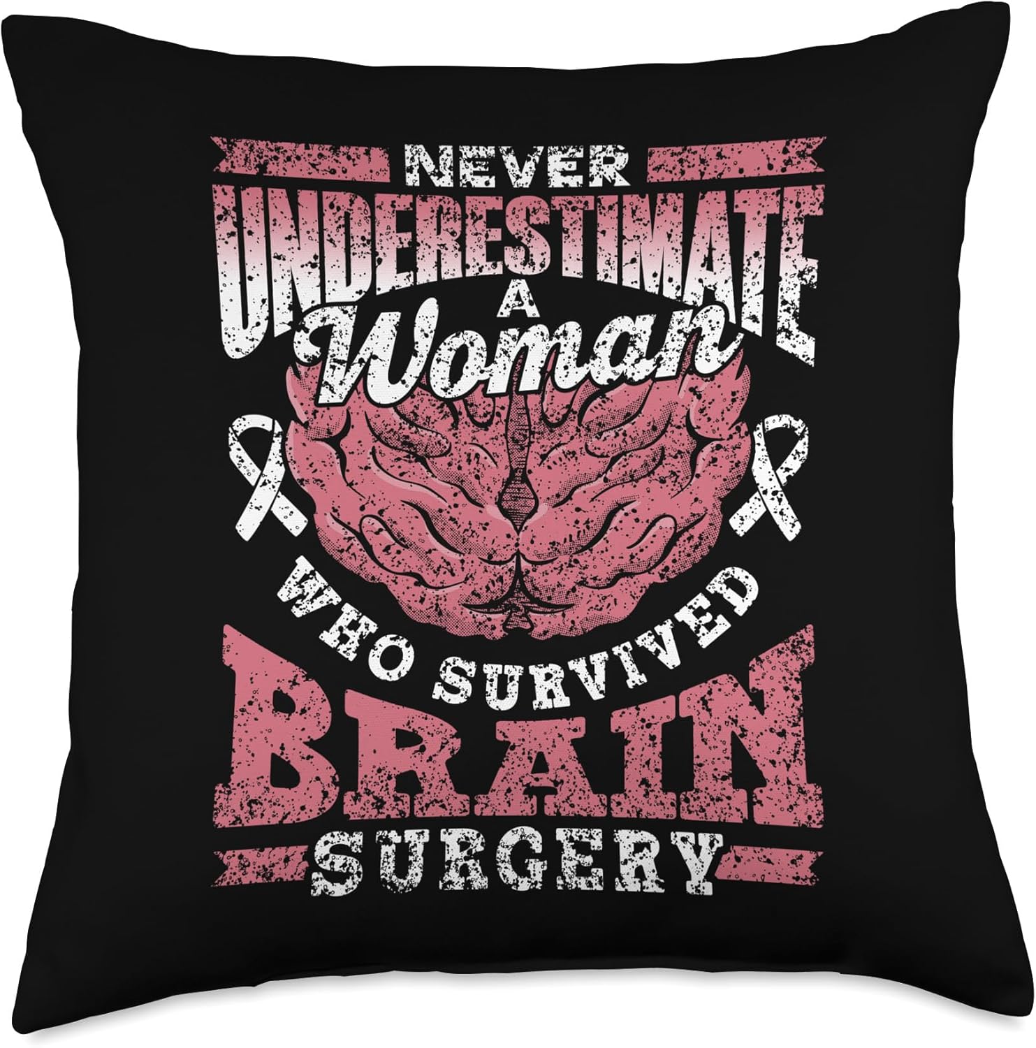 Hospital Brain Support Warrior Surgeries A Woman Who