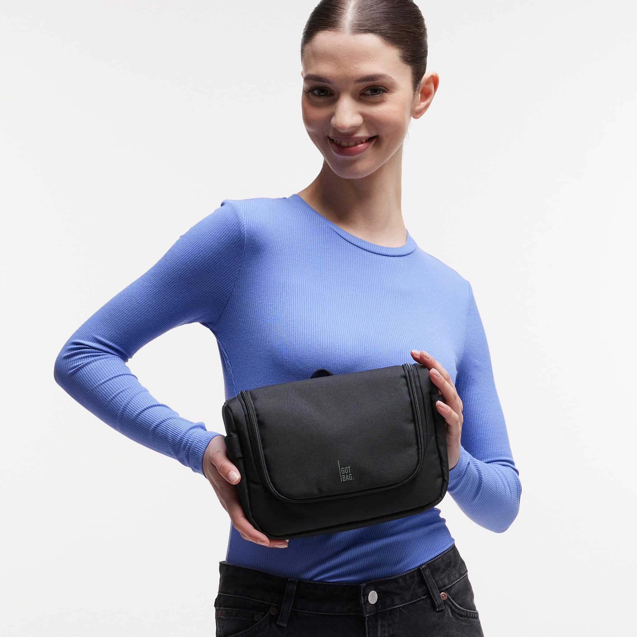 GOT BAG Kulturbeutel Shower Kit | Kulturtasche zum Aufhängen | Kosmetiktasche mit viele Fächern für Reise, Sport