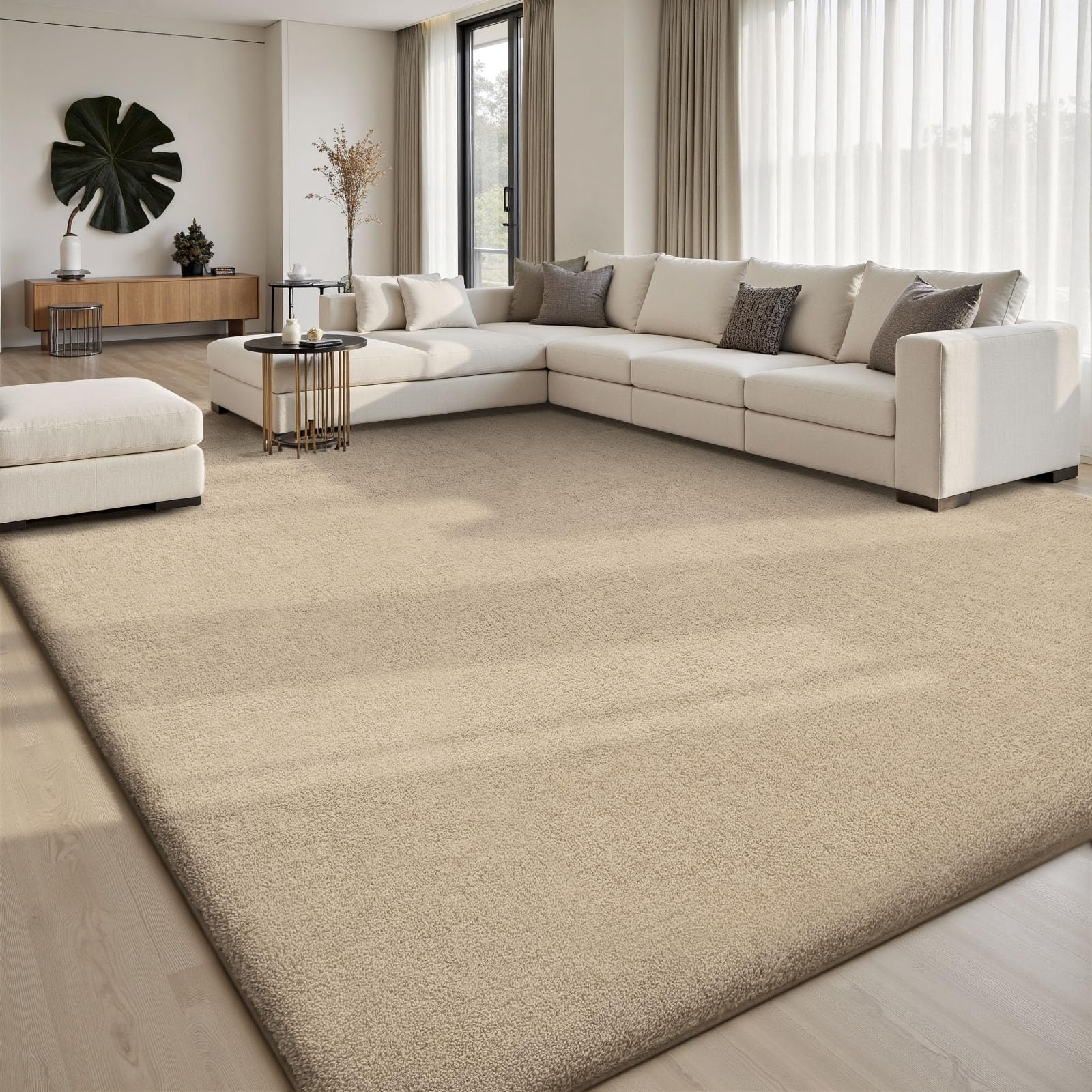 Sour Lemon Carpet Rugs Living Room Large 120x160, Dark Khaki Rug for Bedroom Washable Area Rug Anti Slip Fluffy Rug Shaggy Carpets Extra Large Rugs for Living Room Kids Room