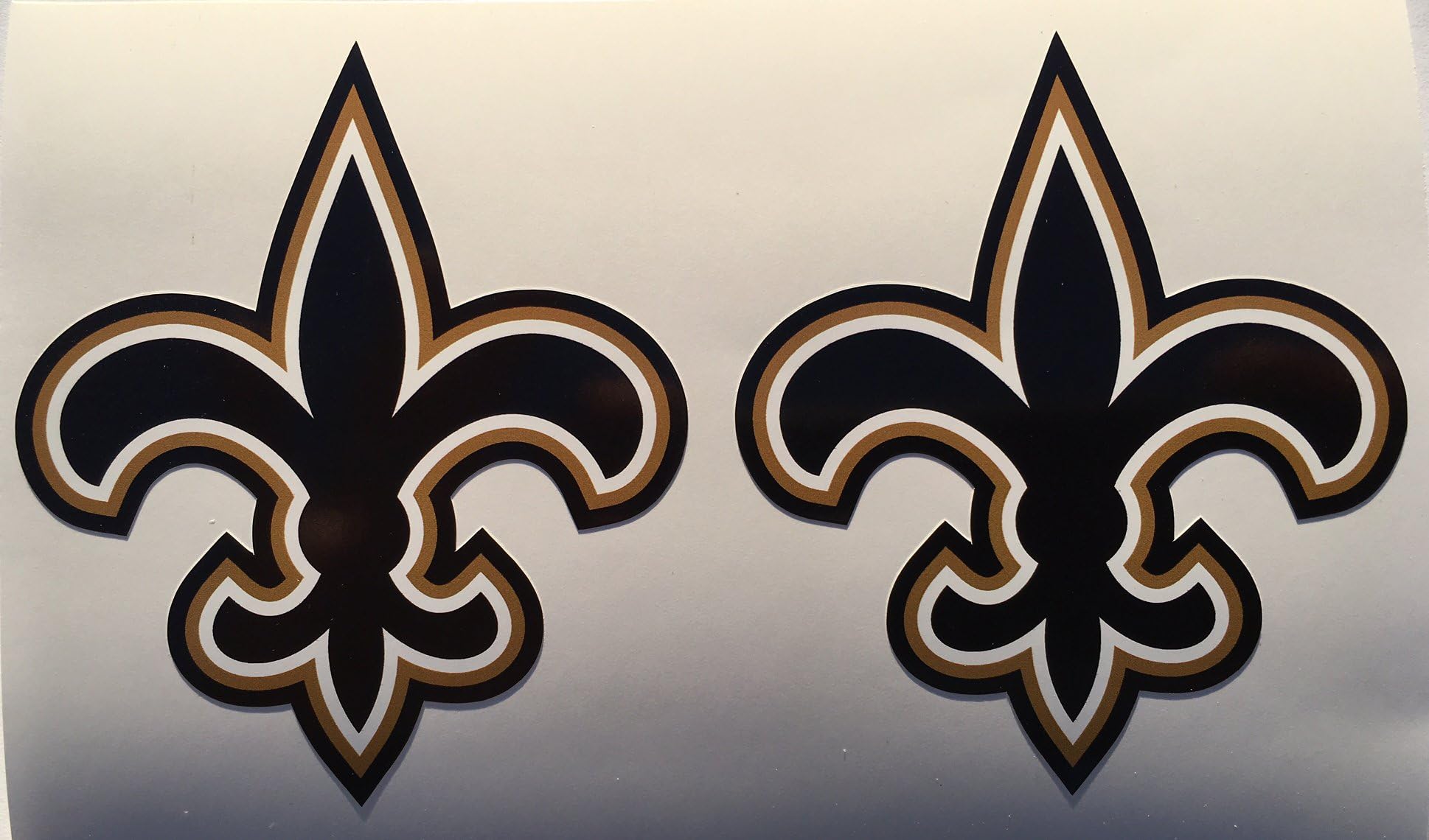 2 Fleur De Lis Die Cut Decal New Orleans