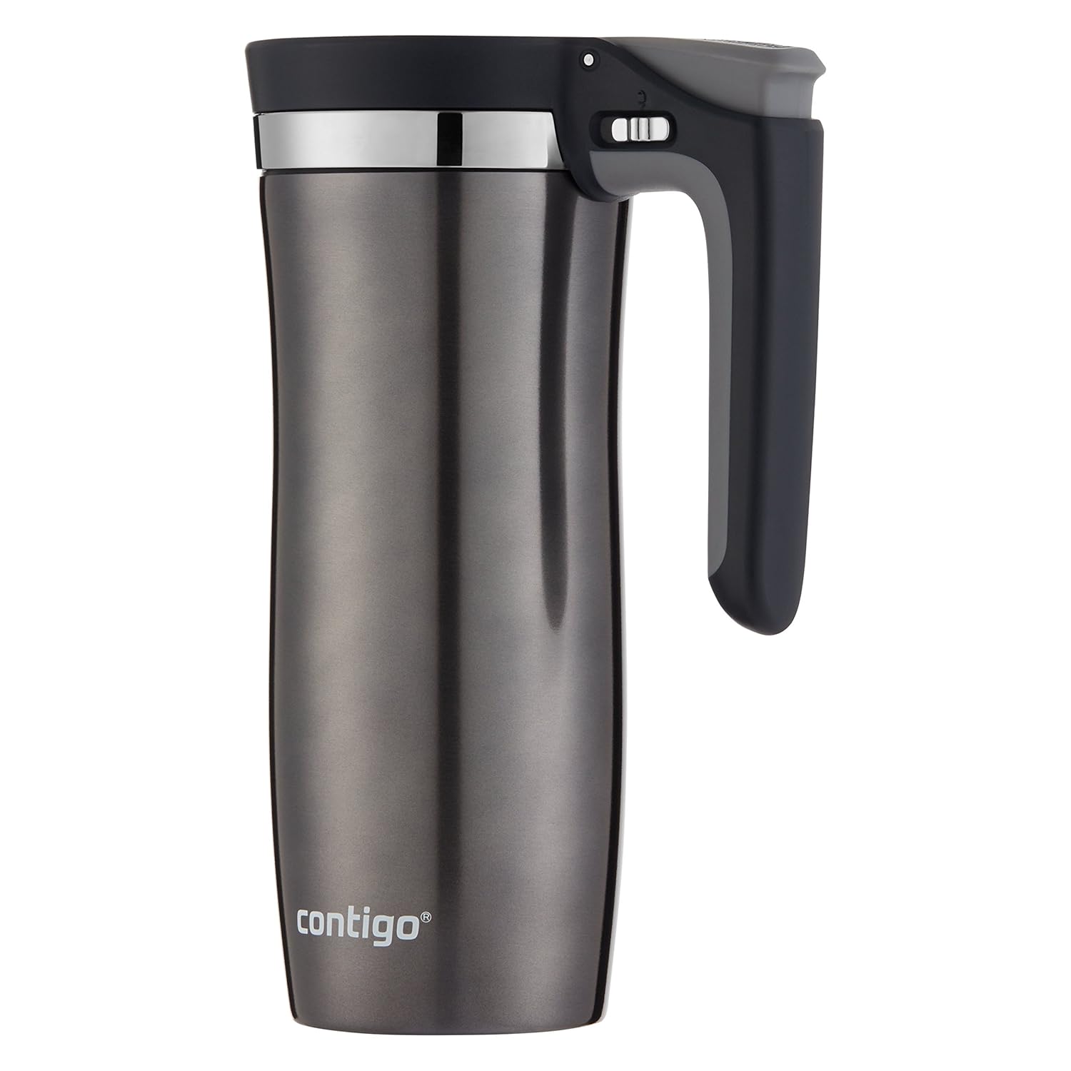 Contigo Handled AUTOSEAL Stainless Steel Travel Mug with Easy-Clean Lid 16 oz