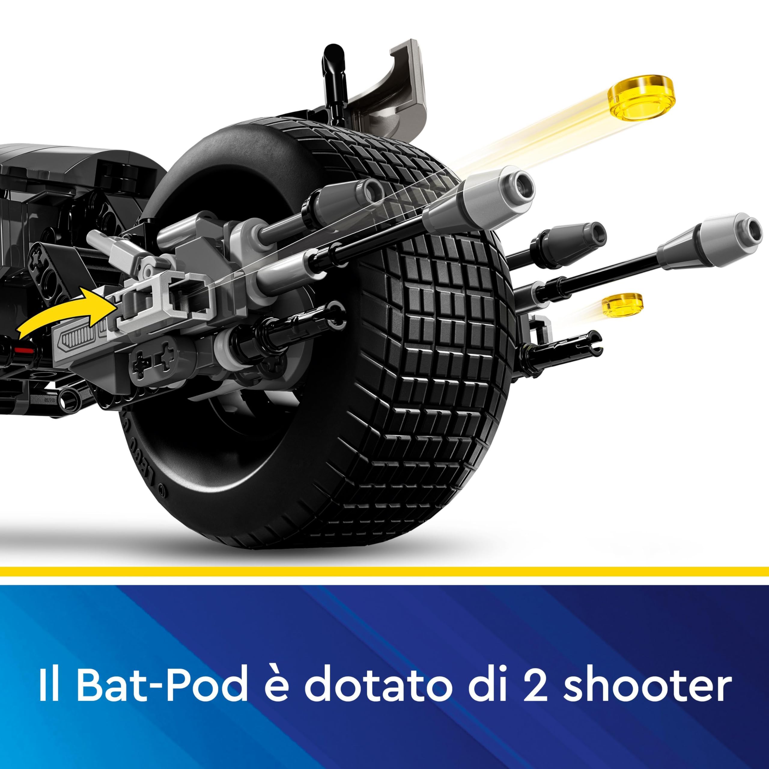 LEGO DC Il Personaggio Costruibile di Batman con Bat-Pod, Moto e Action Figure Giocattolo da Il Cavaliere Oscuro da Costruire, Regalo da Supereroi per Bambini, Bambine e Adulti da Collezione 76273