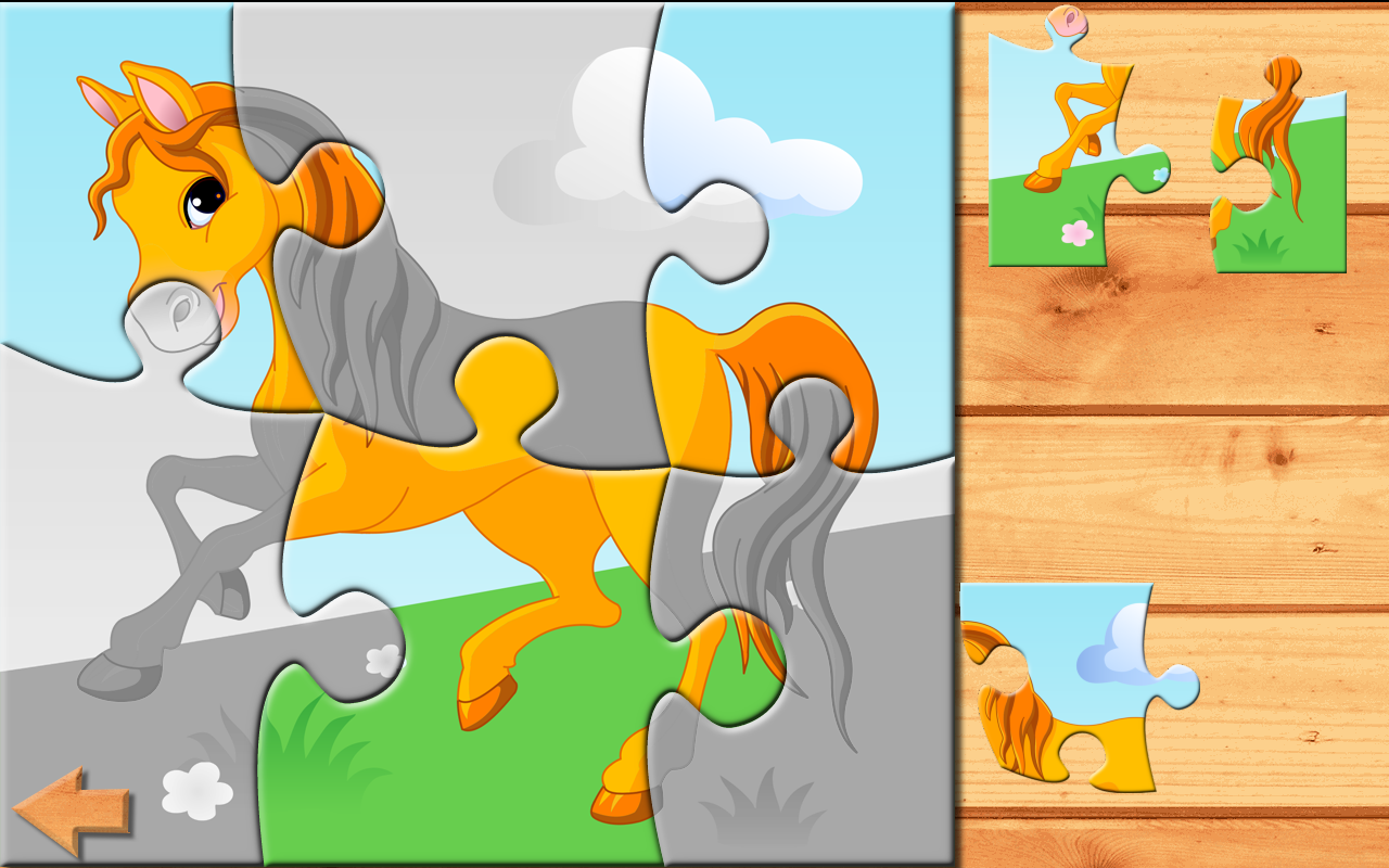 Fun Puzzle Games for Kids HD: Cute Animals Jigsaw Learning Game for ...