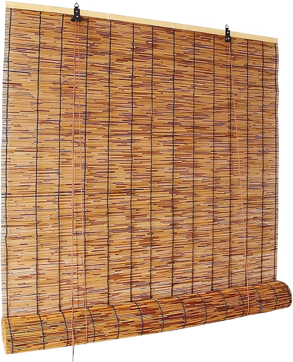 Bamboo Shades for Patio Bamboo Blinds Outdoor Blinds Outdoor Shade Outdoor/Indoor Porch Privacy 10x59in?W×H? Brown