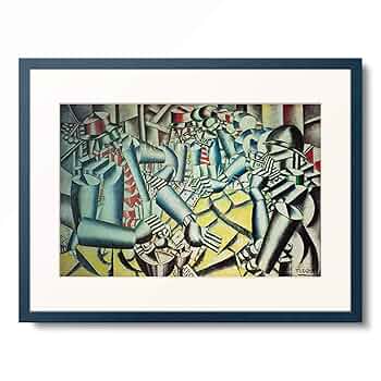 フェルナン・レジェ、天地創造、希少画集画、新品高級額、額装付 Amazon｜フェルナン・レジェ Fernand Léger 「Soldiers playing