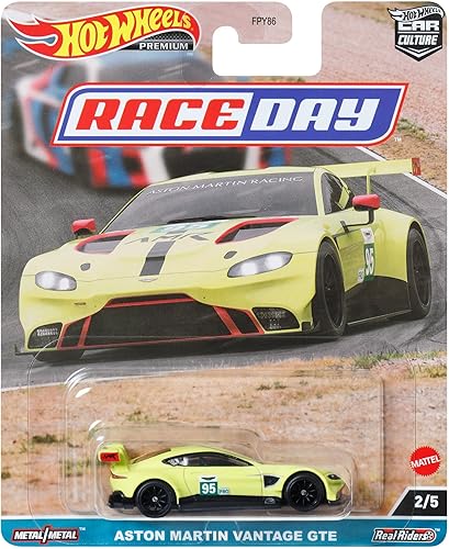 Miniatura 1 de Hot Wheels Premium 2023 Car Culture Race Day Aston Martin Vantage GTE 164 Diecast Mode Car