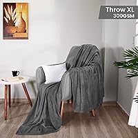 Vista 376 de Utopia Bedding - Manta de vellón de lujo, mullida, antiestática; manta de suave microfibra de 8.8 oz/yd² (300 g/m²) para cama; tamaño individual