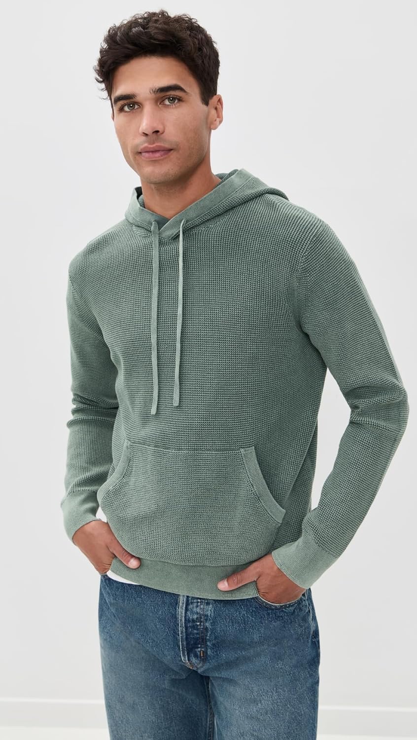 Faherty Men's Sunwashed Sweater Hoodie - Image 2