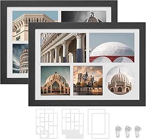 HORLIMER Cornice A4,Cornici Foto MDF 15 Pezzi,Portafoto Da Tavolo O - Foto 8