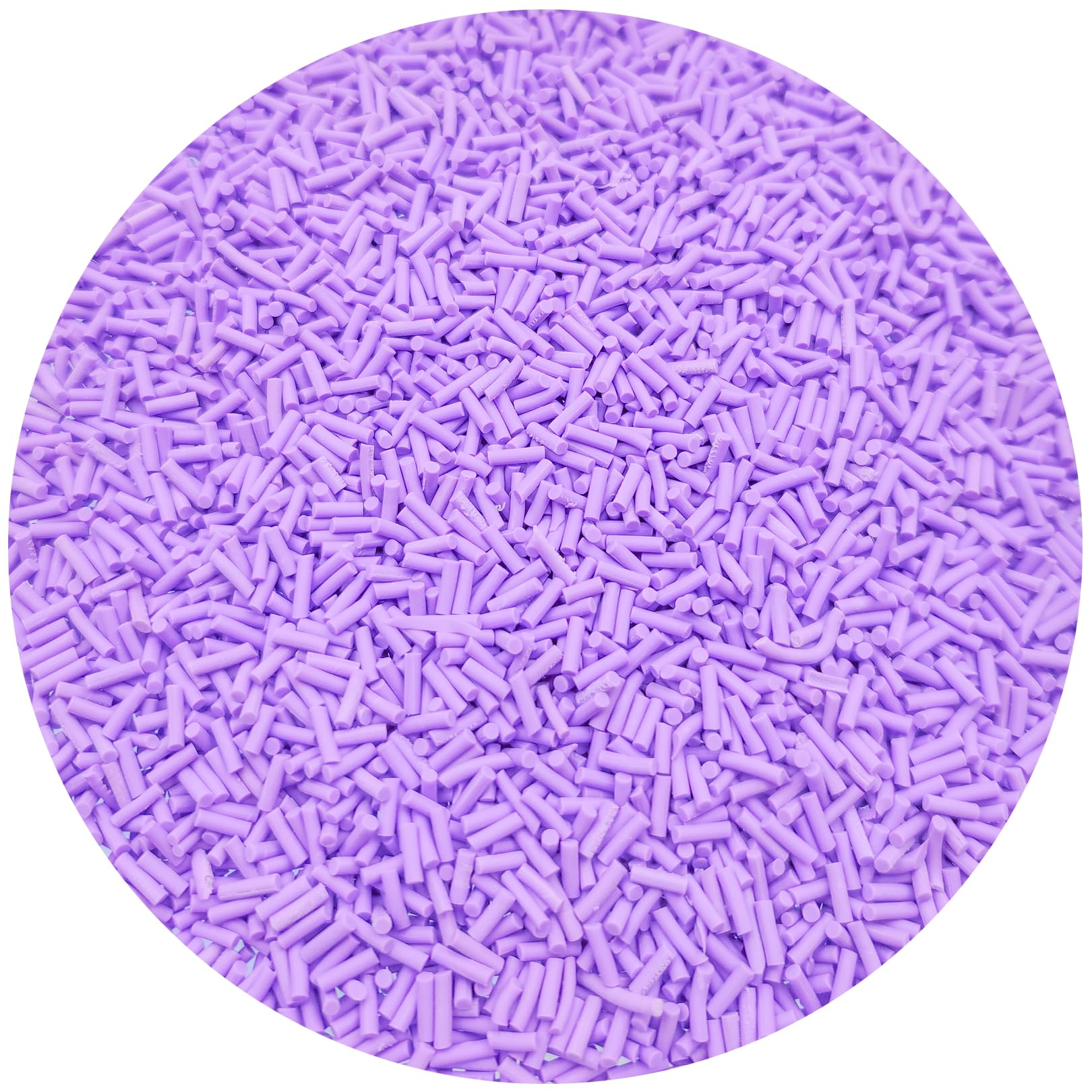 Mulutoo 100g Resin Fake Sprinkles Fake Candy Sprinkles Clay Sprinkles Polymer Sprinkles Polymer Clay Slices for Nail Art DIY Phone Case Crafts (Purple
