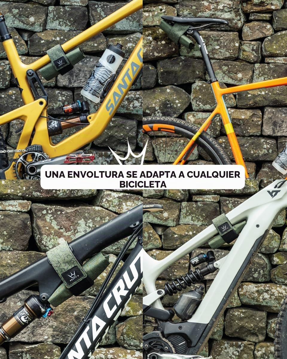 Peaty's Holdfast Bolsa Portaherramientas para Bicicleta - Impermeable con Sistema Antideslizante y Bolsillo con Cremallera, Organizador Reflectante para Herramientas de Ciclismo sin Mochila - Negro