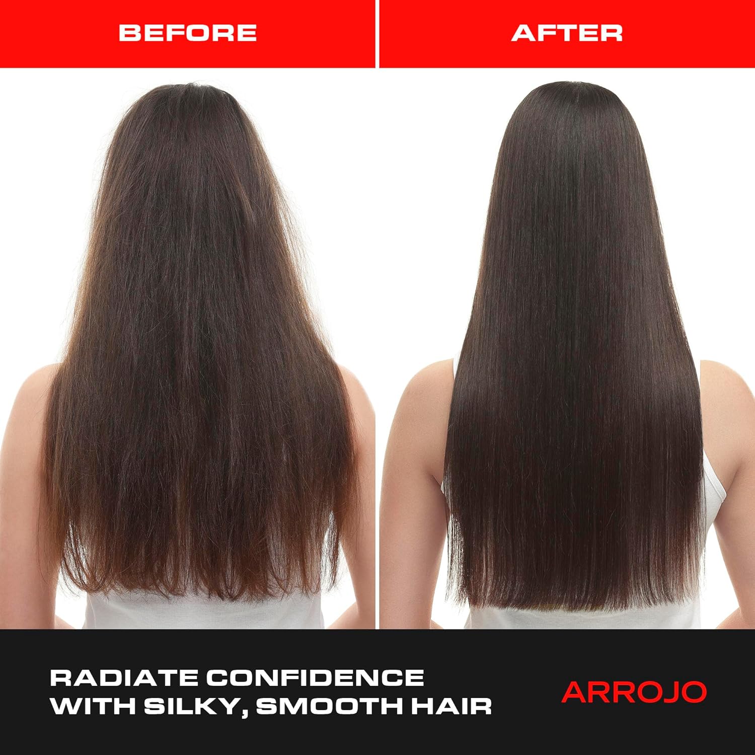 Arrojo Gentle Shampoo – Sulfate Free Shampoo with Vitamin B5, Coconut, Avocado & Sesame Seed Oils – Moisturizing Cleanser for Keratin-Treated & Damaged Hair - Image 2