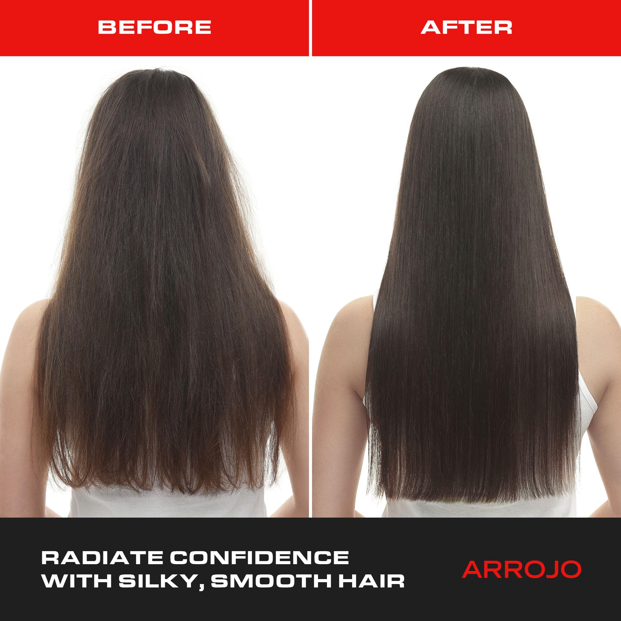 Arrojo Gentle Shampoo – Sulfate Free Shampoo with Vitamin B5, Coconut, Avocado & Sesame Seed Oils – Moisturizing Cleanser for Keratin-Treated & Damaged Hair