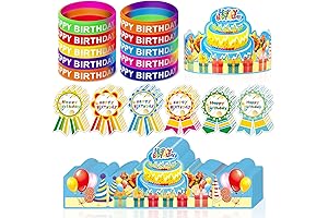 90 Pcs Happy Birthday Party Kits for Kids Classroom