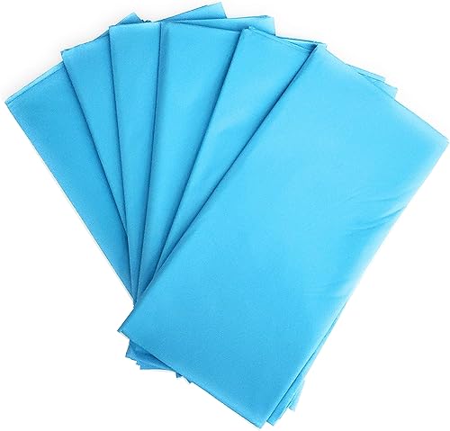 Miniatura 2 de kelkaa Paquete de 6 manteles rectangulares desechables de plástico de 54 x 108 pulgadas, para interiores o exteriores, cumpleaños, bodas y cualquier