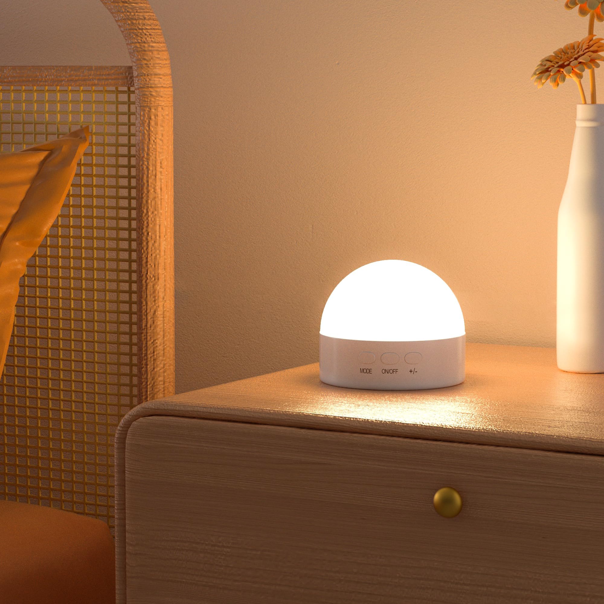 RTSU Baby Night Light, Rechargeable Mini Touch Light, Wireless LED