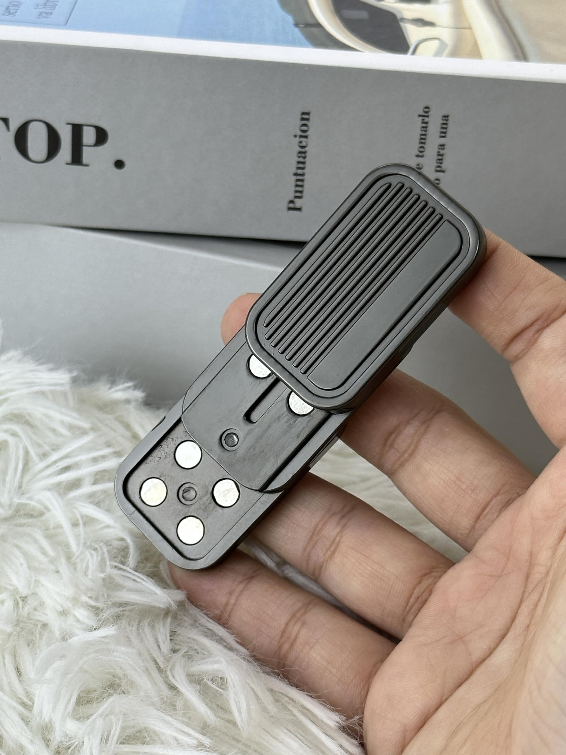 T-Conceal Push Card CP3 EDC Fidget Sliders Fidget Stress Relief magnetyczna zabawka metalowa dla dorosłych