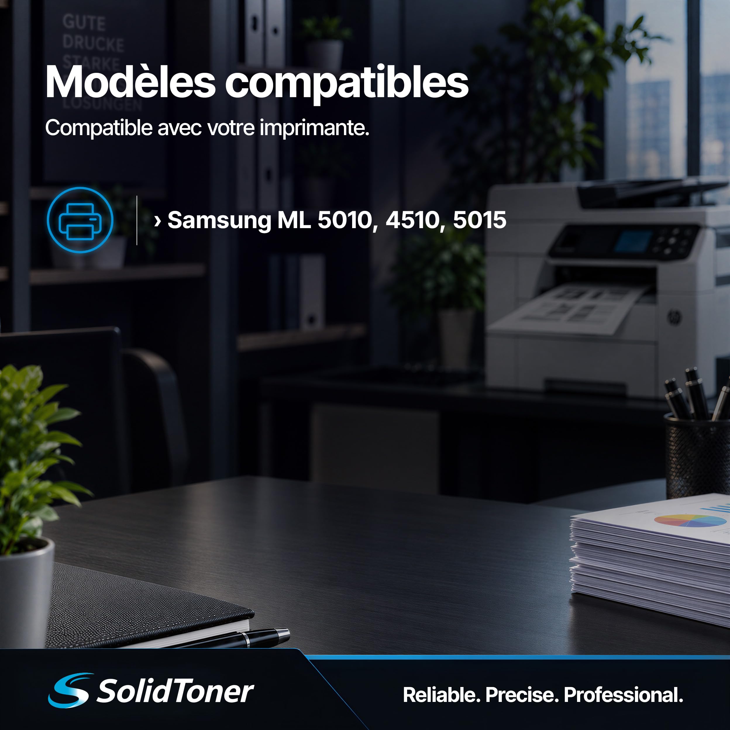 Cartouche de Toner Noir 30 000 Pages remplace Samsung MLT-D307U