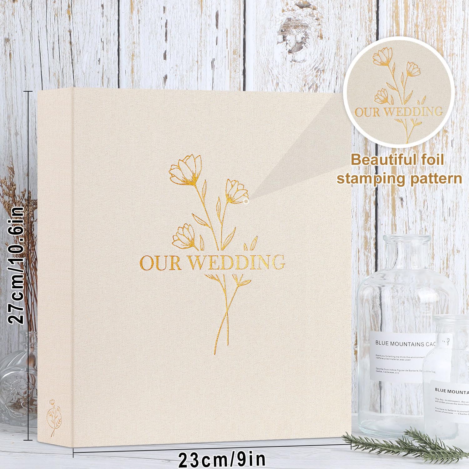 Amazon.com: Lanpn Wedding Photo Album 8x10, Each Pack holds 50