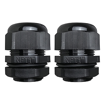 MGI SpeedWare 尼龙电缆接头 - 20个装 (黑色)