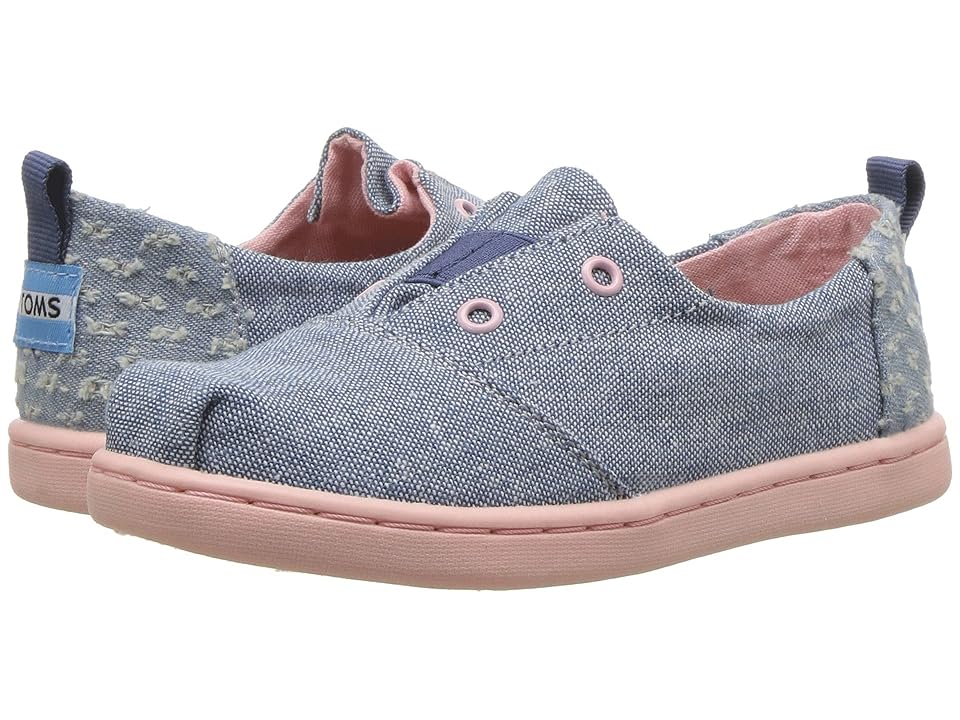 

TOMS Kids Lumin (Infant/Toddler/Little Kid) (Blue Slub Chambray) Girl's Shoes