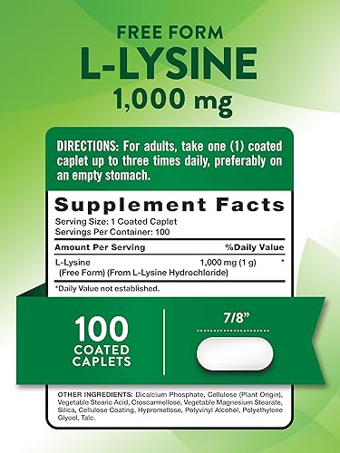 Miniatura 2 de Nature's Truth, LLysine 1000 mg Cápsulas, 100 unidades